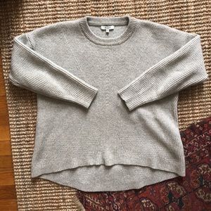 MADEWELL MODERNE SWEATER GREY MEDIUM